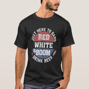 Camiseta Cuatro De Julio Cerveza Del 4 De Julio Solo Estoy