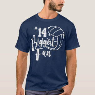 Camiseta Cuatro de los 14 más grandes fans del voleibol de 