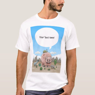 Camiseta Cuatro Dinosaurios de Fantasía