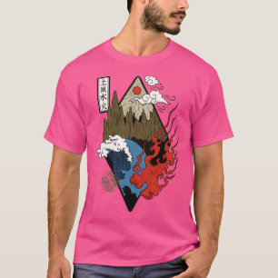 Camiseta Cuatro elementos sagrados de la Guay japonesa