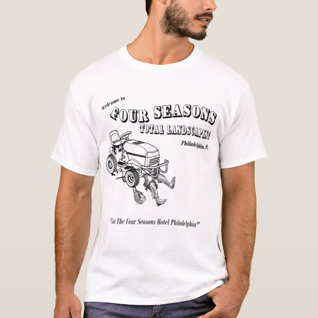 Camiseta cuatro estaciones de paisaje total famoso 2020 (Anverso)