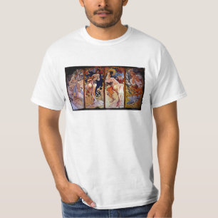 Camiseta Cuatro estaciones personificadas por las mujeres
