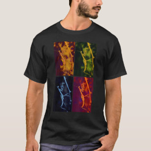 Camiseta Cuatro imágenes variantes de una caza de antis de