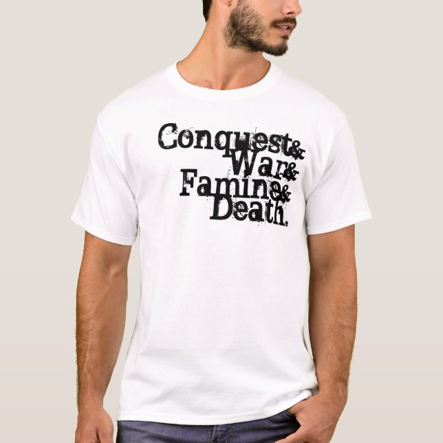 Camiseta Cuatro jinetes (Anverso)