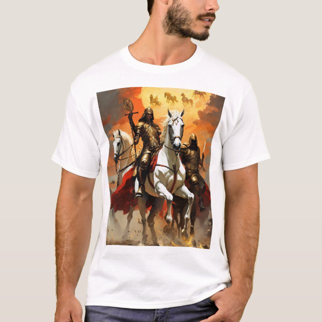 Camiseta Cuatro Jinetes Apocalipsis (Anverso)