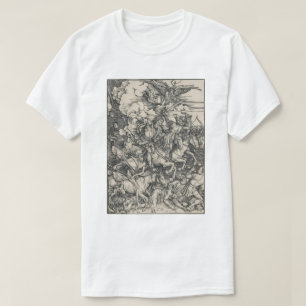 Camiseta Cuatro jinetes de la apocalipsis por Durer