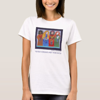 Camiseta Cuatro jinetes resuelven su partido