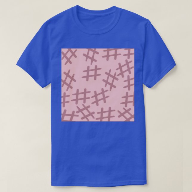 Camiseta cuatro líneas que se convierten en signo universal (Diseño del anverso)