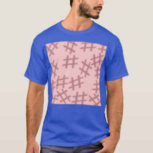 Camiseta cuatro líneas que se convierten en signo universal