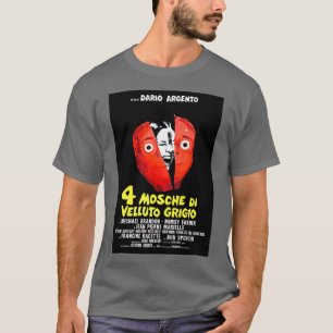 Camiseta Cuatro moscas sobre terciopelo gris de 1972 Darío 