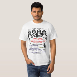 Camiseta Cuatro mujeres ignoran la Wolbachia de RoseWrites