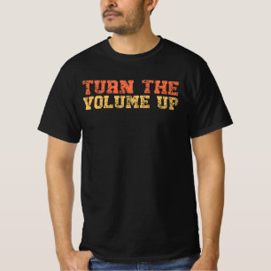 Camiseta Cuatro Palabras Sube El Volumen New York NY Victor