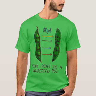 Camiseta Cuatro peas en un árbol de función