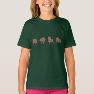 Camiseta Cuatro pequeños elefantes