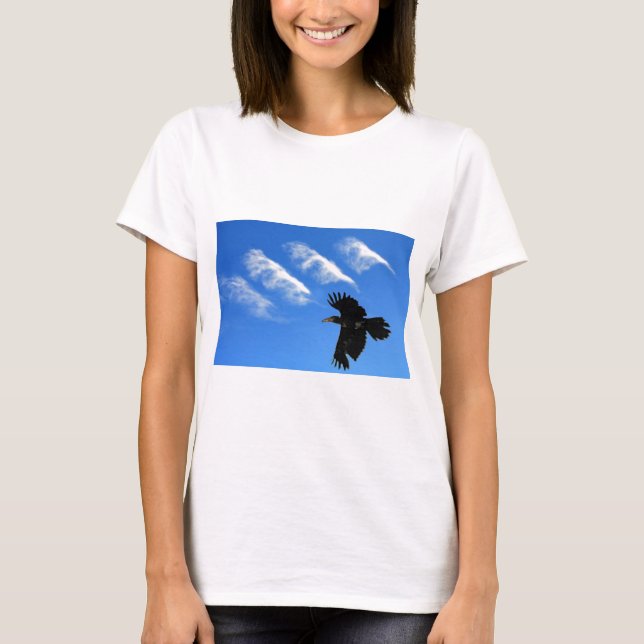 Camiseta Cuatro plumas (Anverso)