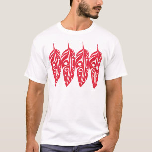 Camiseta Cuatro plumas rojas de Eagle