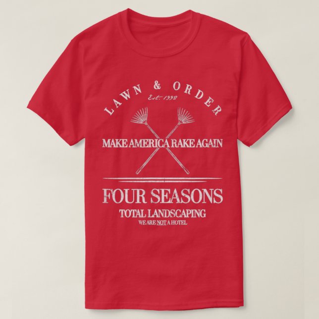 Camiseta Cuatro Temporadas Total De Césped Paisajista Y Ord (Diseño del anverso)