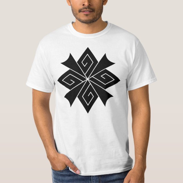 Camiseta Cuatro tornillos relámpago con troncos (Anverso)