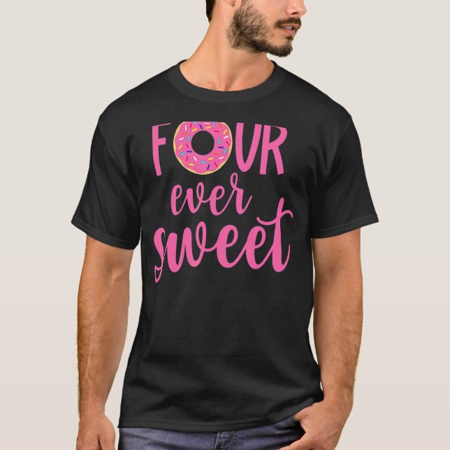 Camiseta Cuatro veces dulces, cuatro años de decoración Don (Anverso)