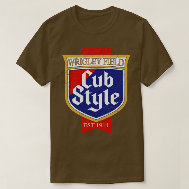 Camiseta Cub Style Vintage Chicago (Diseño del anverso)