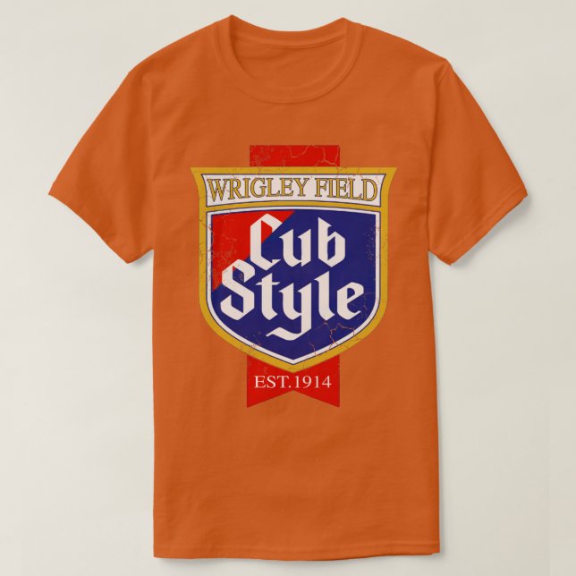 Camiseta Cub Style Vintage Chicago (Diseño del anverso)