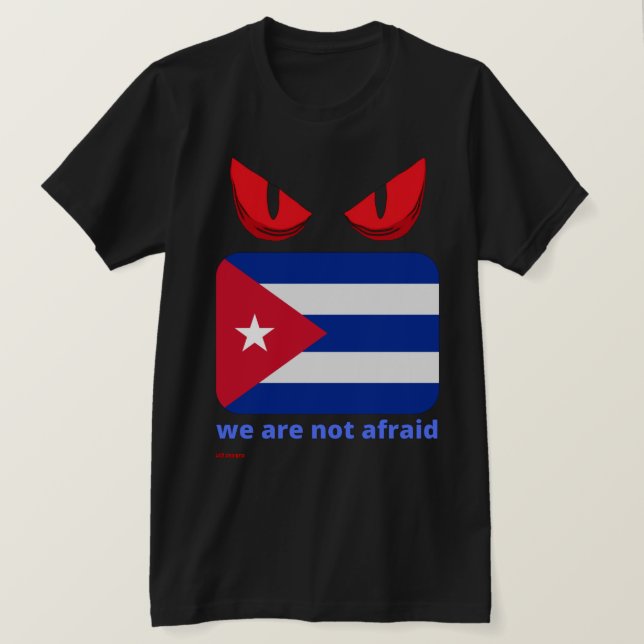camiseta "CUBA" (Anverso del diseño)