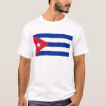 Camiseta cuba<br><div class="desc">Bandera de Cuba. La bandera de Cuba fue adoptada el 20 de mayo de 1902, con un campo con tres rayas azules y dos rayas blancas, y un triángulo equilátero rojo en el pabellón con una estrella blanca de 5 puntas. La bandera fue diseñada en 1848 para el movimiento de...</div>