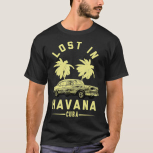 Camiseta Cuba 80's retro vintage perdido en La Habana Cuba