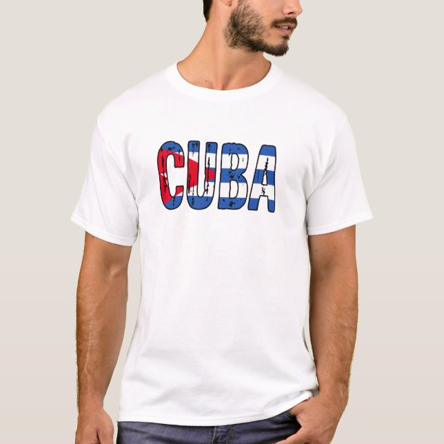 Camiseta Cuba, amo a Cuba (Anverso)