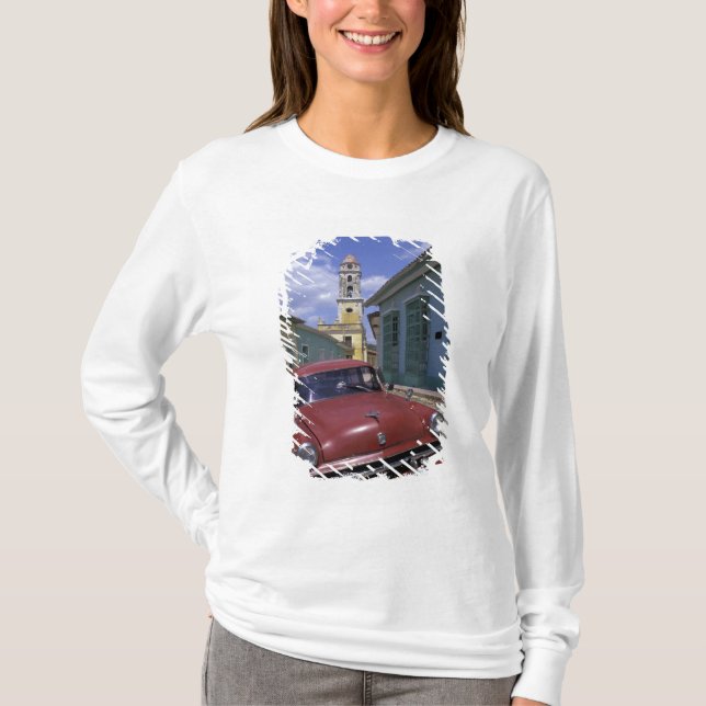 Camiseta Cuba, antigua aldea colonial de Trinidad. (Anverso)