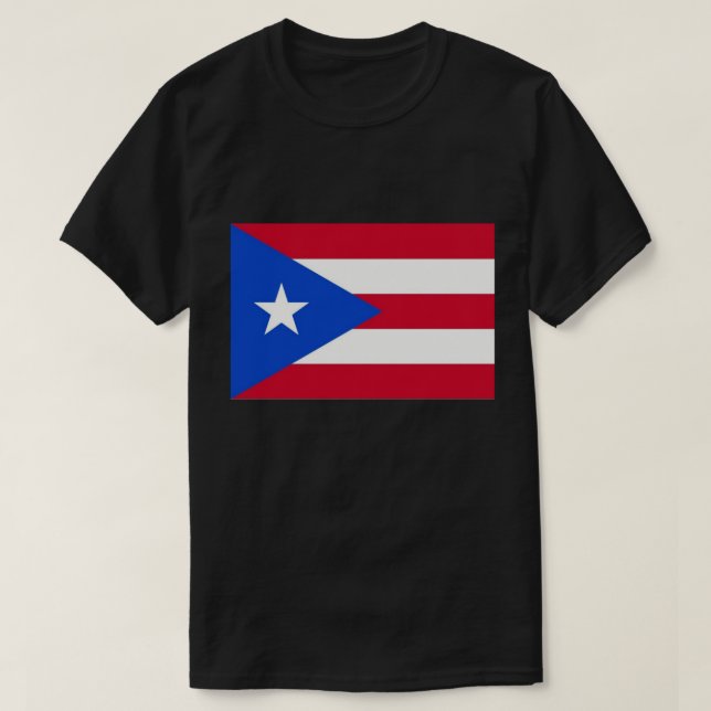 Camiseta Cuba Bandera Cubana Azul Blanco Rojo (Diseño del anverso)