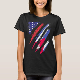 Camiseta Cuba Bandera estadounidense cultivada Mont Patriot