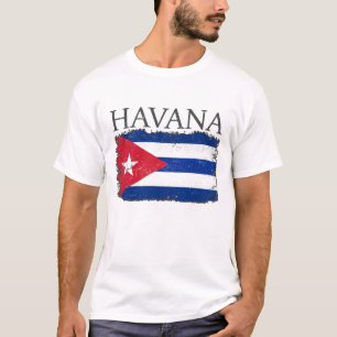 Camiseta Cuba Capital de la bandera cubana de La Habana Cub