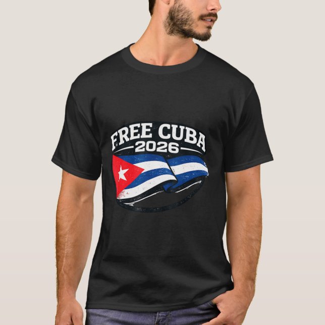 Camiseta Cuba Cuba Libre Doctrina de Monroe (Anverso)