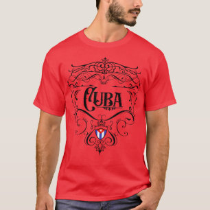 Camiseta Cuba Diseño de cosecha 1
