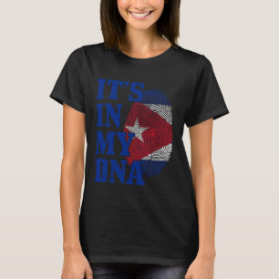 Camiseta Cuba Está en Mi Huella Dactilar Orgullo de la Band