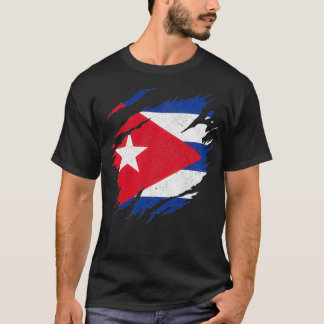 Camiseta Cuba Flag Cuban Pride Vintage Cuba Pullover