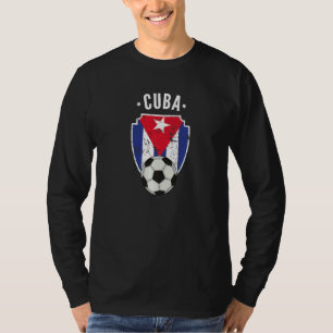 Camiseta Cuba Fútbol Bandera Cuba Estallan las raíces del o