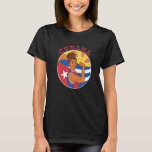 Camiseta Cuba Hispánica Cubana Latina Española Cubana