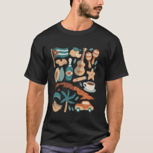 Camiseta Cuba La Habana Cigar Rum Caribe Rumba Colonial
