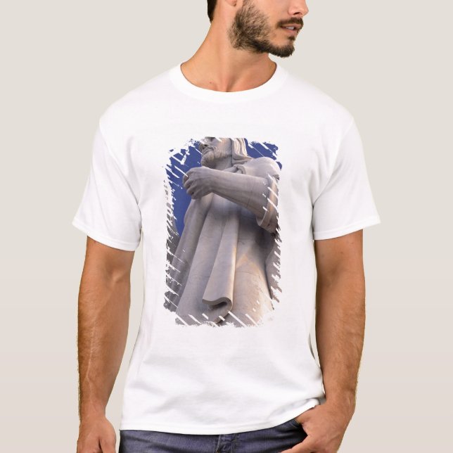 Camiseta Cuba, La Habana, escultura de Jesús. (Anverso)