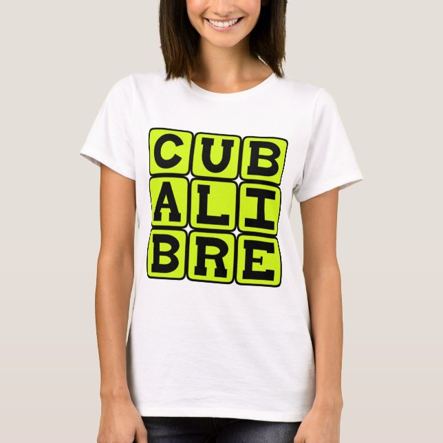 Camiseta Cuba Libre, cóctel Highball (Anverso)