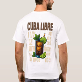 Camiseta Cuba Libre T-Shirt – Classic Rum & Cola Cocktail