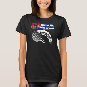 Camiseta Cuba Mesa de ping pong Deportivo cubano