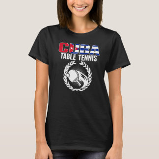 Camiseta Cuba Mesa de ping pong Deportivo cubano