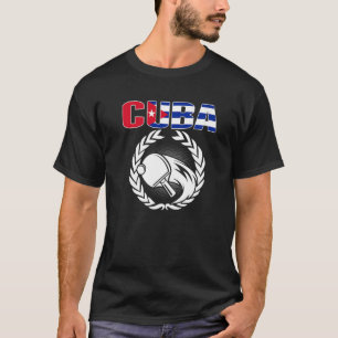 Camiseta Cuba Mesa de ping pong Deportivo cubano