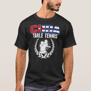 Camiseta Cuba Mesa de ping pong Deportivo cubano