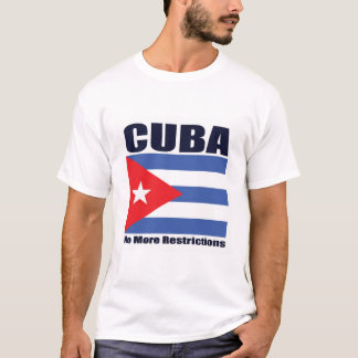 Camiseta Cuba-ningunas más restricciones