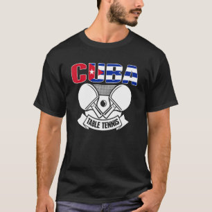 Camiseta Cuba Ping Pong, equipo de tenis cubano