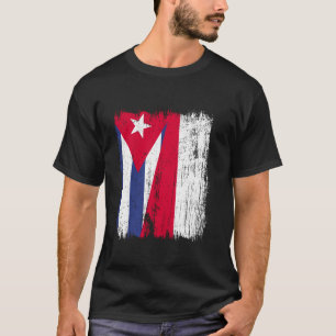 Camiseta Cuba Polonia semi bandera de origen cubano